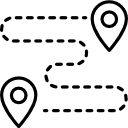 chemins d'accès icon