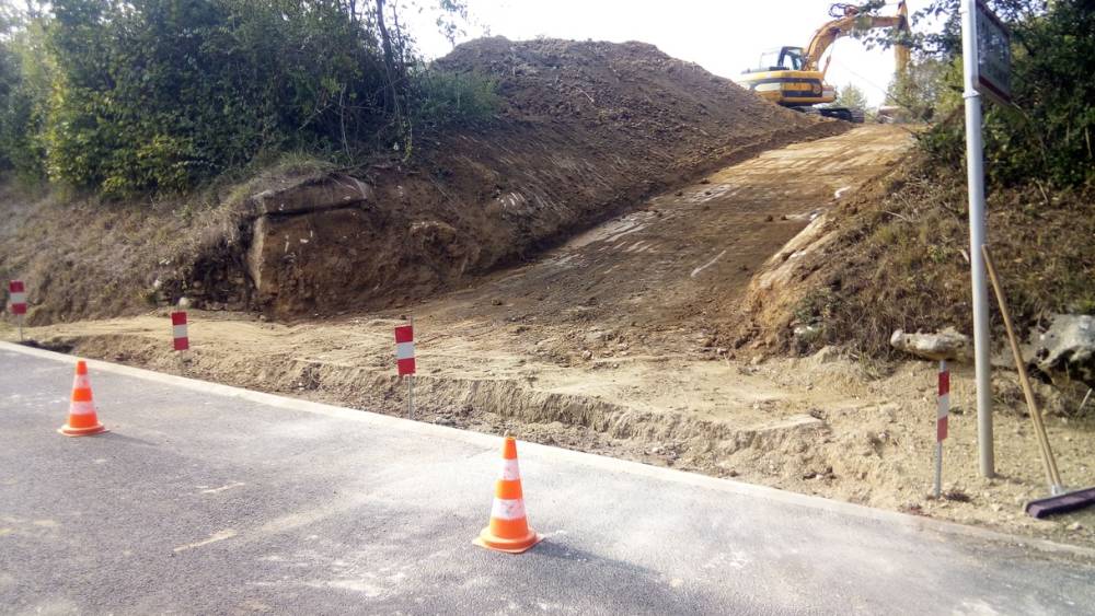 accès chantier dans un talus (3)