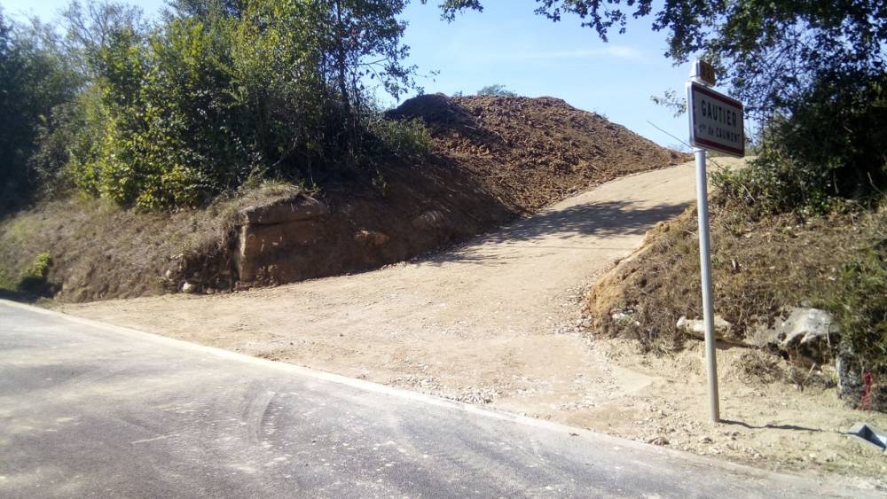 accès chantier dans un talus (5)